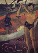 Paul Gauguin Helena ax man oil on canvas